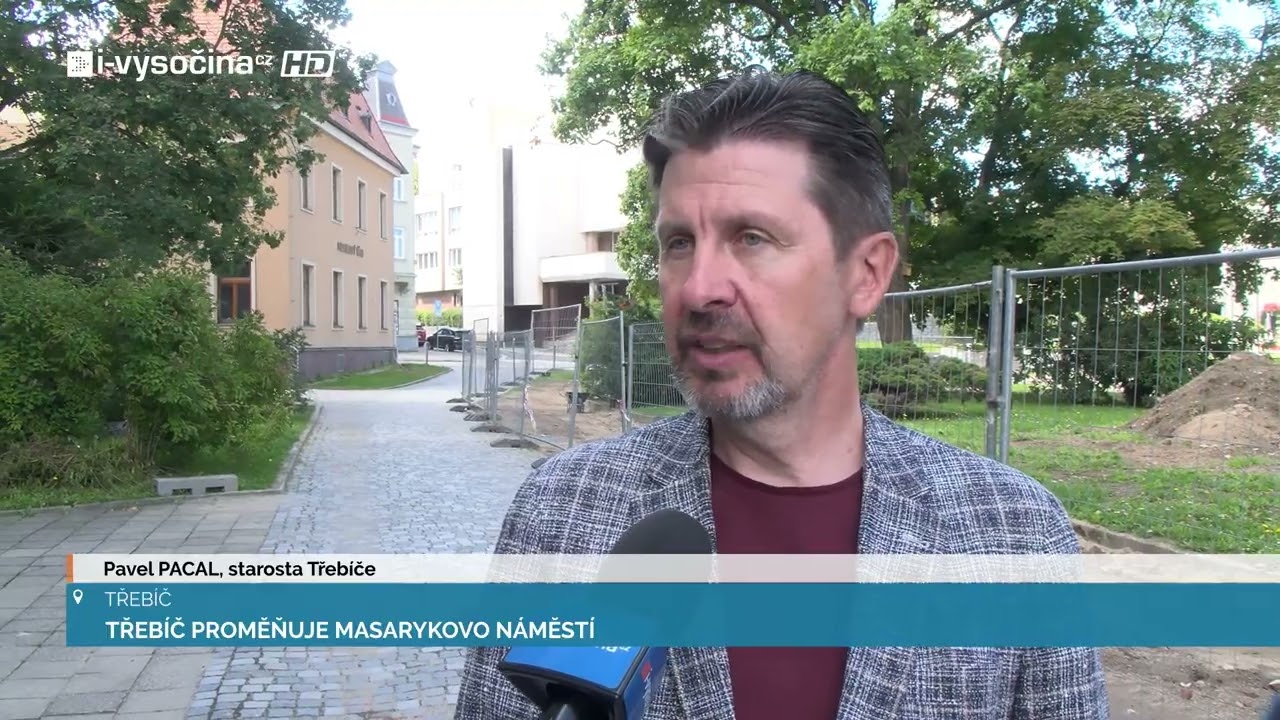 TŘEBÍČ PROMĚŇUJE MASARYKOVO NÁMĚSTÍ