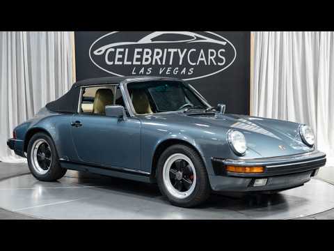 1988 Porsche 911 Carrera Cabriolet | At Celebrity Cars Las Vegas
