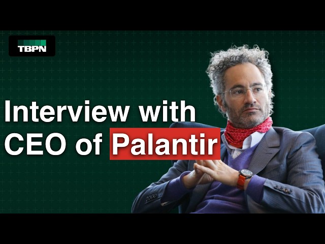 Thumbnail for Palantir CEO Alex Karp on conspiracy theories, short sellers & advice for young people.