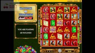Doubles Winlines in Da Vinci Diamonds Dual Play Slot Machine