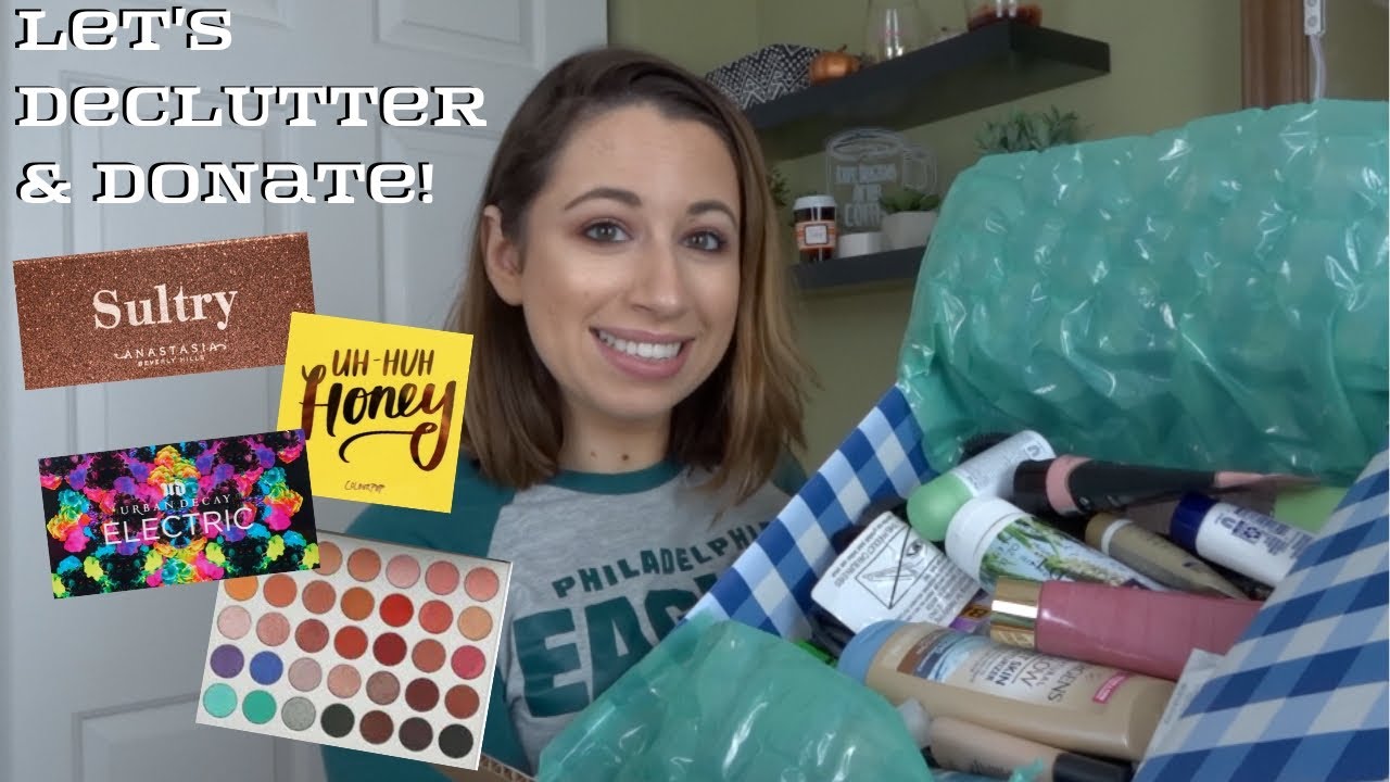 My Eyeshadow Palette Collection & Declutter + How to Donate Gently Used