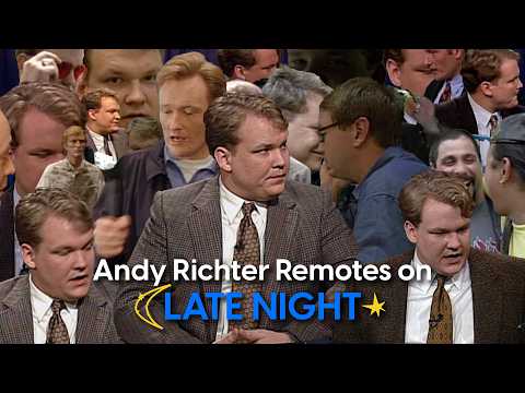 Andy Richter On Late Night - Remotes & Sketches Compilation