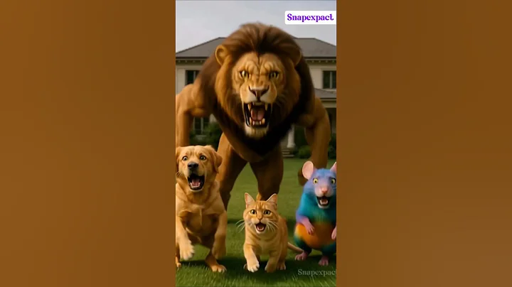 Video 10901761: cats catlover cute funny, cat cute funny toy, lion