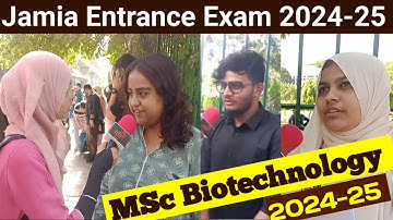 Jamia MSc Biotechnology Entrance Exam 2024 |Jamia Entrance |Nai Udaan Hindi |Nasreen Parveen
