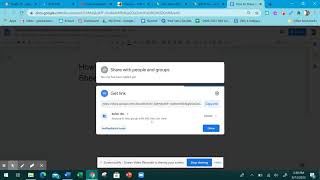 How to Share Google Slides, Docs, etc.