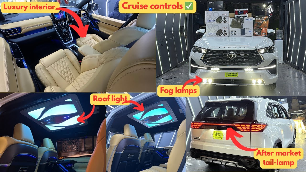 Hycross 2026: GX to ZX+ - Luxury Interior with High-end Audio ✅ | Toyota Innova Hycross Modified ✅