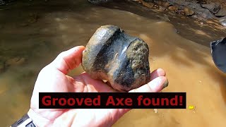 My first Native American Grooved Axe!  You won’t believe how I found it.  Indian Artifacts