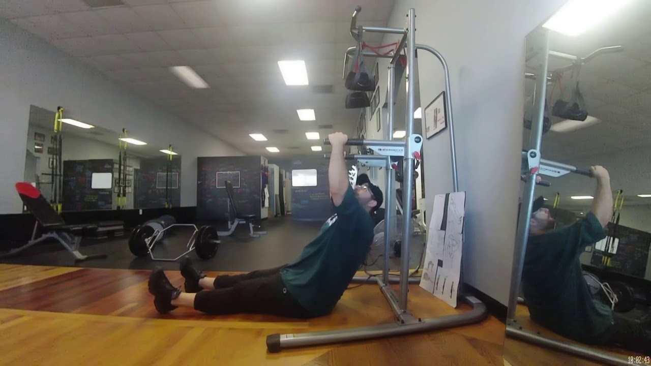 Bowflex Body Tower Pull-up Regression Straight Legs Feet On Ground