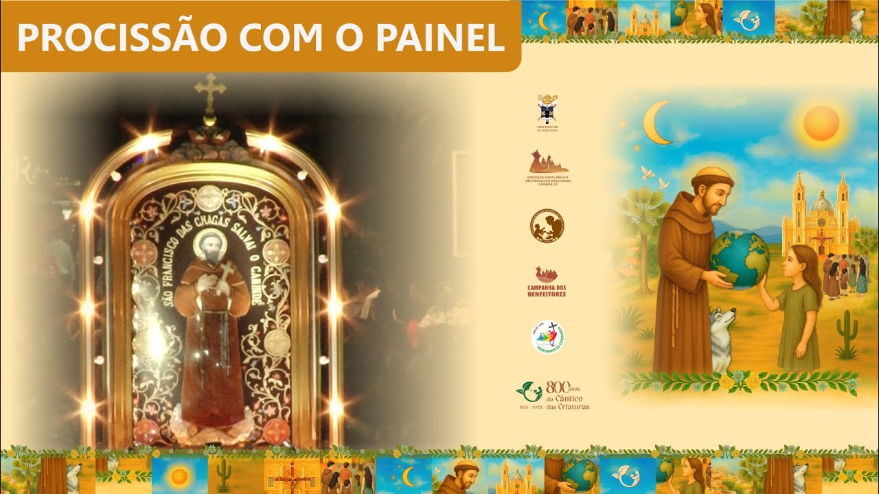 PROCISSÃO COM O PAINEL DE SÃO FRANCISCO - (01/10/2025)