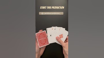 Make The Aces JUMP Out Of The Deck! Tutorial #magic #tricks #tutorial