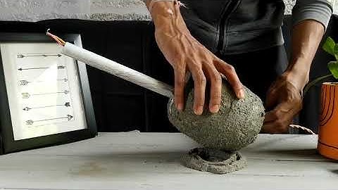 DIY Concrete Lamp Indoor Outdoor | Easy DIY (2021)