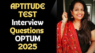 aptitude optum interview questions #learn with dhanya #medicalcoding interiew