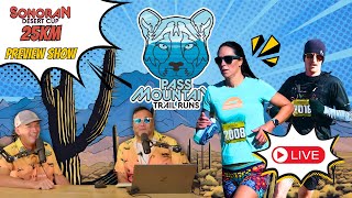 2024 Pass Mountain 25K | Sonoran Desert Cup Preview Show
Join Andy Jones-Wilkins and Chris Worden for a LIVE Preview show of the Pass Mountain 25K - The second race in the 2024 Sonoran Desert Cup.
The Sonoran Desert Cup includes seven sub ultra distance courses, split over two seasons (fall & spring). Each course handpicked to showcase some of the finest mountain running in the Valley of the Sun. Join us for the inaugural Sonoran Desert Cup by registering though the Series Pass and save or register for each event individually:
https://www.aravaiparunning.com/sonoran-desert-cup/
The eight races that make up the Sonoran Desert Cup are: Cave Creek Thriller, Pass Mountain, McDowell Mountain Frenzy, San Tan Scramble, Coldwater Rumble, Elephant Mountain, Mesquite Canyon. The Series Championship will take place at Dam Good Run.
Aravaipa Running is committed to the development of a vibrant community centered around being active in the outdoors.
We feel most alive on a trail, experiencing the solitude and restorative power of nature.
From our course markings, pre-race email, chip timing, convenient packet pickups to unique awards we want to make your event experience flawlessly smooth and something you can count on.
From music to wood fired pizza, beer gardens, meeting new friends, beautiful trails to stunning sunrises and star filled nights, having fun is easy.
Come explore with us.
More Info Below:
Sign up for next years event https://www.aravaiparunning.com/races/
Get Live Updates https://www.live.aravaiparunning.com
Follow us on Social
Instagram https://www.instagram.com/aravaiparunning/
Facebook https://www.facebook.com/aravaiparunning/
Twitter https://twitter.com/AravaipaRunning
Follow Aravaipa Rides for Arizonas best Mountain Bike events https://www.instagram.com/aravaiparides/
Subscribe to Run Steep Get High https://www.youtube.com/user/runsteepgethigh 2024 Pass Mountain 25K | Sonoran Desert Cup Preview Show