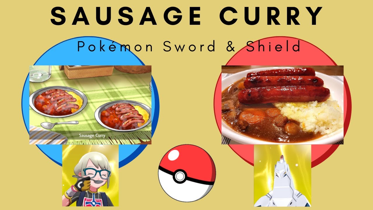 Sausage Curry Pokemon Sword And Shield ゲーム飯で料理上達を目指す親子 ポケモンソード シールド ソーセージカレー編 Youtube