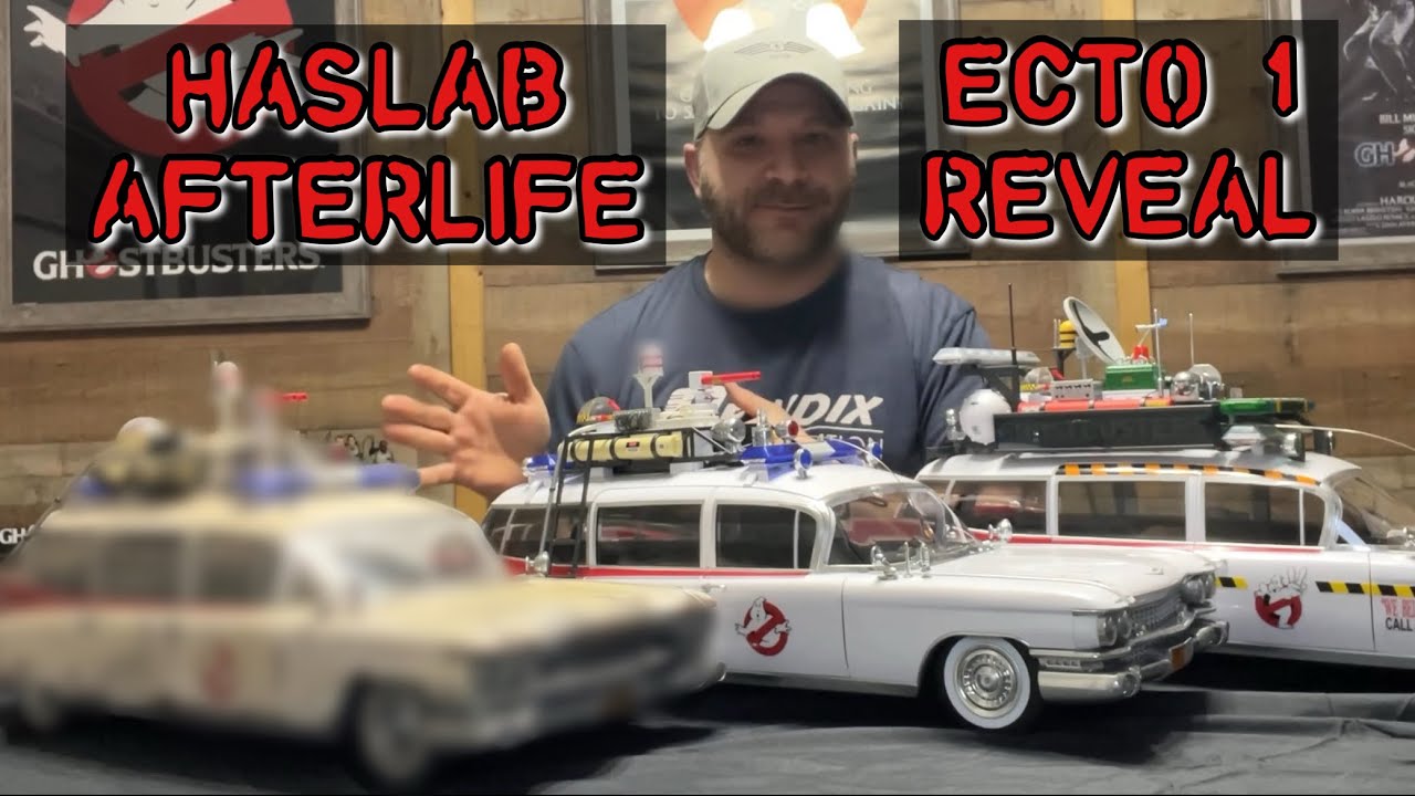 Haslab Ghostbusters AFTERLIFE Ecto 1 Reveal 1/12 Scale  