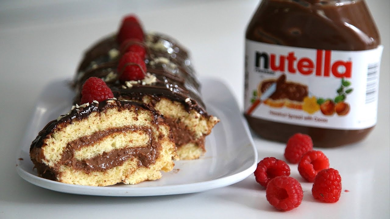 Շոկոլադով Նուտելլայով Ռուլետ - Chocolate Nutella Swiss Roll - Heghineh Cooking Show in Armenian