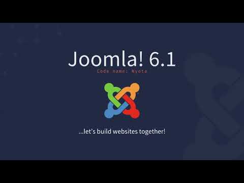 Joomla! 6.1 | Let's build websites together!