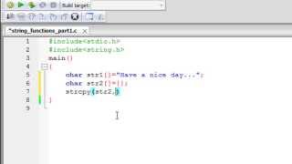 C Programming Tutorial - 62: Predefined String Functions (Part-1)