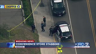 VIDEO: Kenmore convenience store clerk stabbed