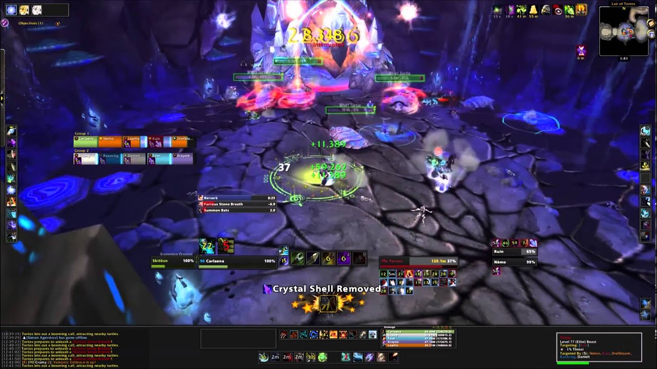 FatSharkYes vs Tortos 10 man Heroic, Hunter PoV