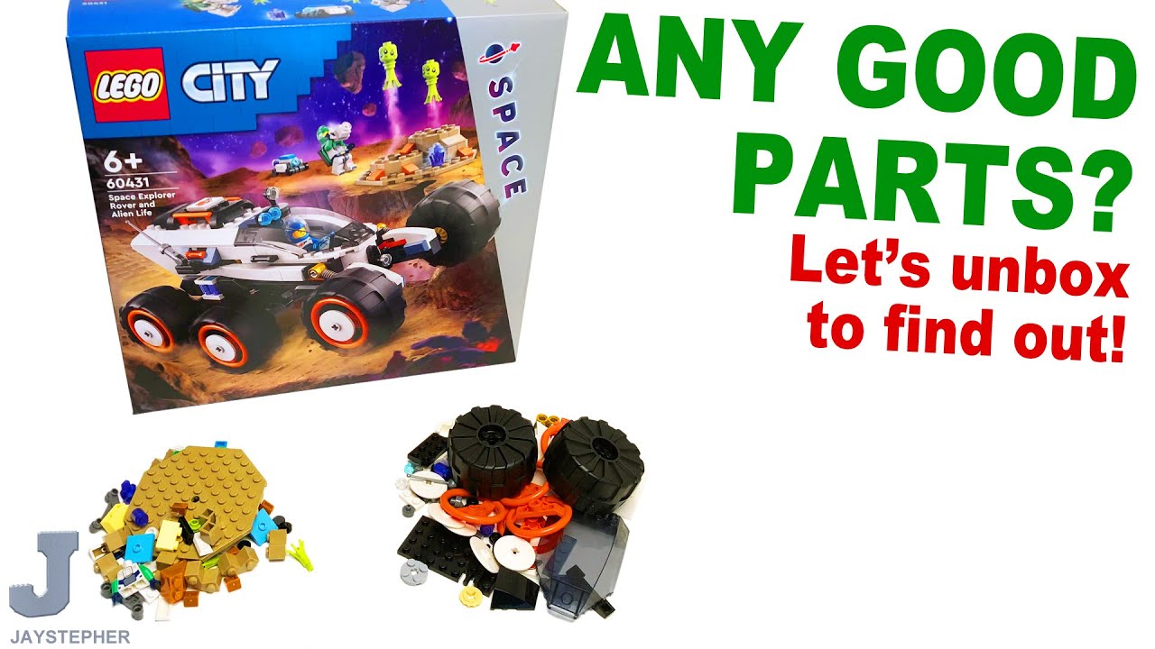 LEGO City 2024 Space Explorer Rover And Alien Life 60431 Unboxing