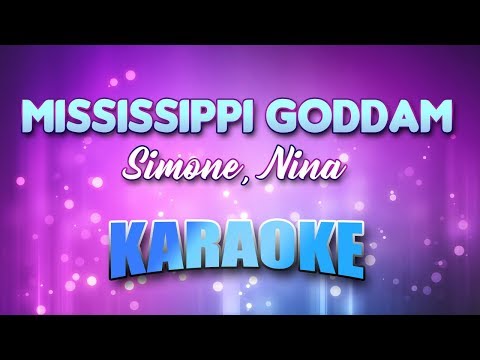 Simone, Nina - Mississippi Goddam (Karaoke & Lyrics)
