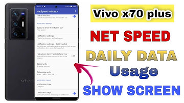 #Vivo X70 Plus Me Daily Data Usage Show Kaise Kare | How To Enable Daily Data Usage In Vivo X70 Plus