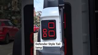Defender Style Tail lights #Thar #MahindraThar #TharModification #TharAccessories #OffRoadLife