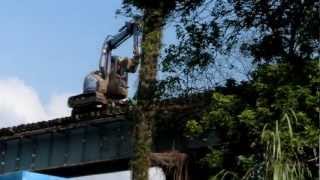 2012102302~舊山線維護(全體總動員)怪手列車