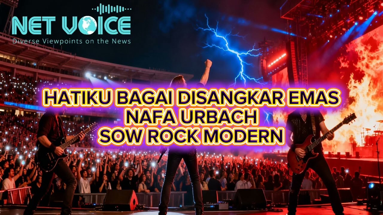 HATIKU BAGAI DISANGKAR EMAS - NAFA URBACH - SLOW ROCK MODERN - NETVOICE