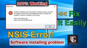 NSIS Error fix windows 10 - [Solved] Easy Method only 2min 100% Working | Techno Grasp