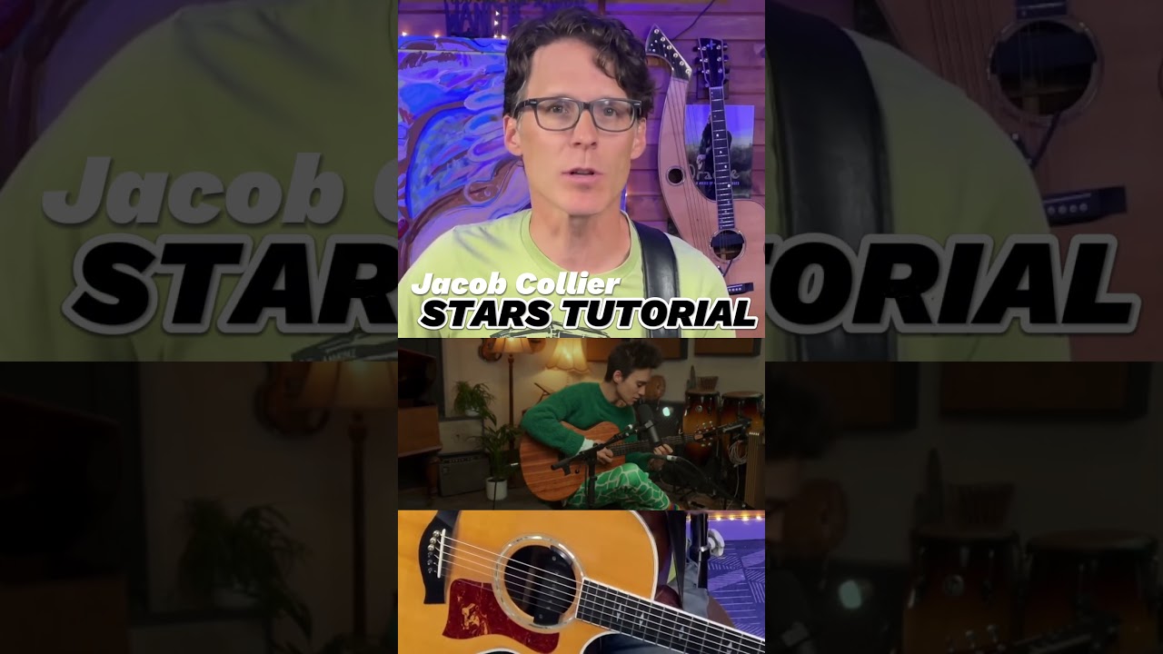 Jacob Collier: 'STARS' guitar tutorial + lesson 