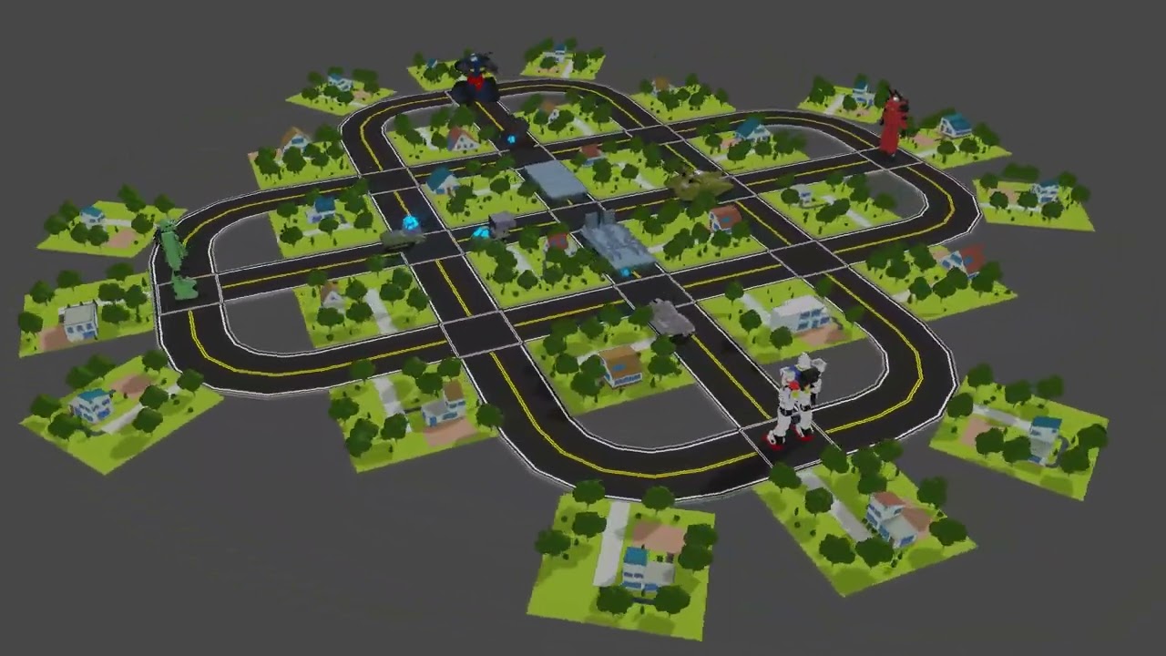 VR Optimized Anime-style Asset Practice - Residential Environment Prefabs Update 3 + Roadway Prefabs