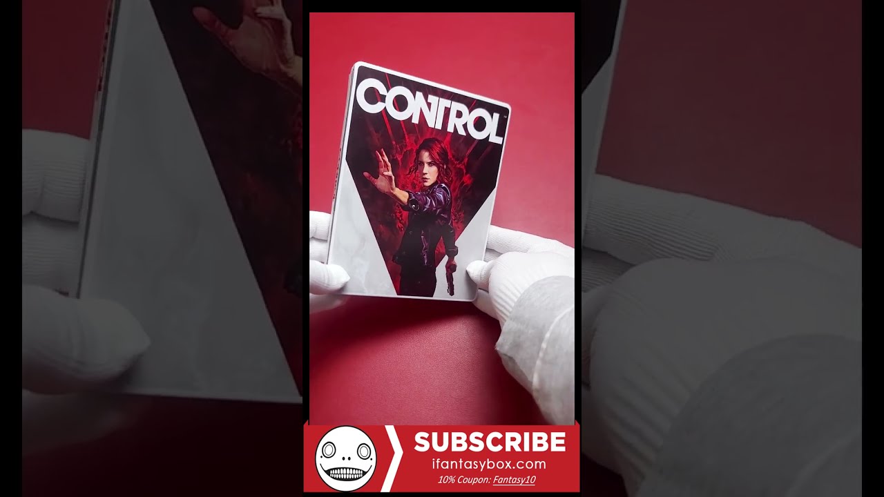 Jeu Control Edition Deluxe Steelbook Pour PS4 - Version Française, Très Bon état