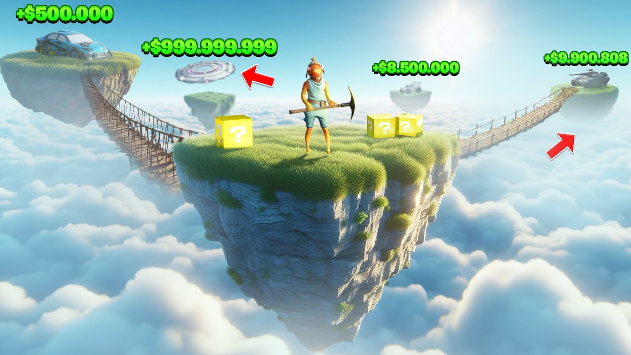 Wir BAUEN eine RAKETE zum WELTALL in Fortnite SKYBLOCK