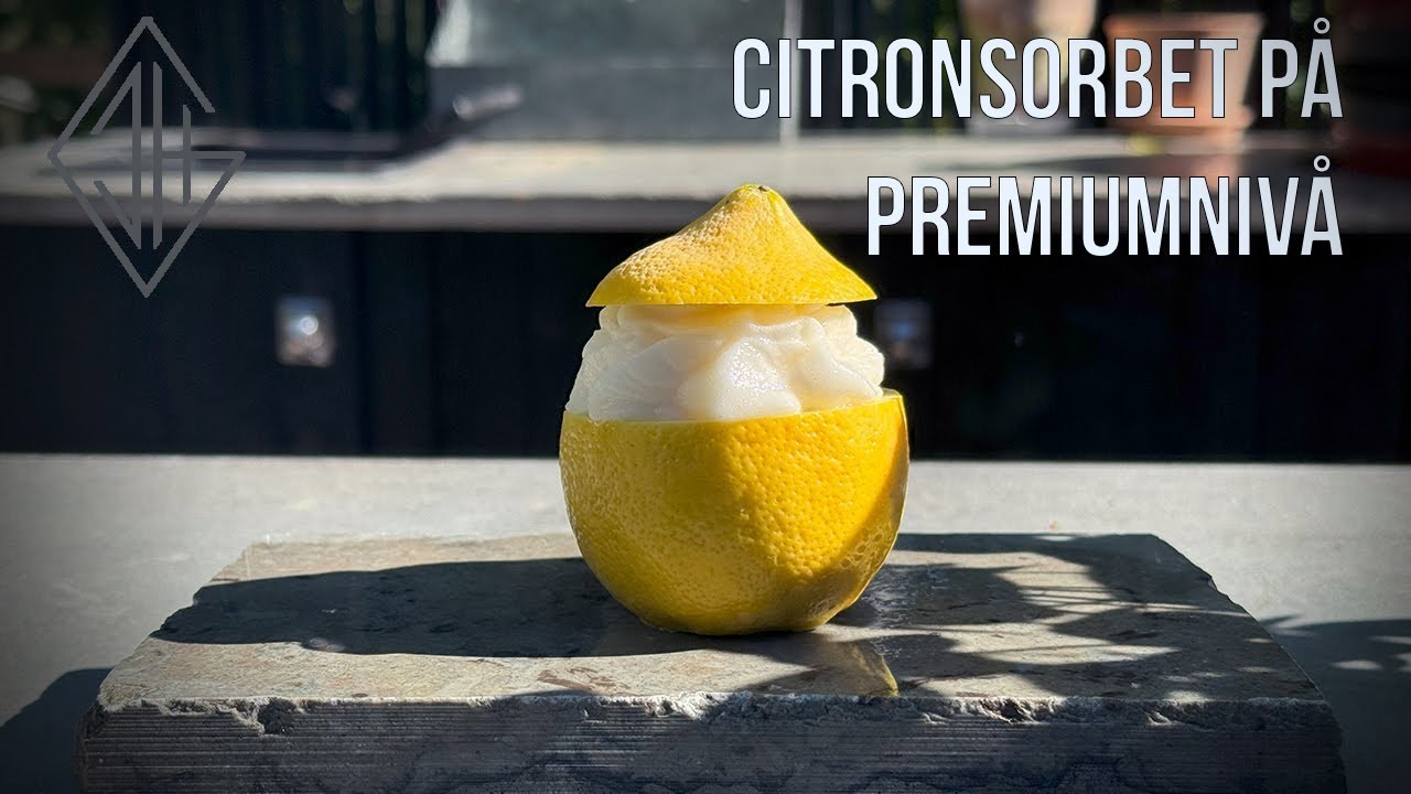 Citronsorbet i citronskal – barndomsnostalgi på premiumnivå
