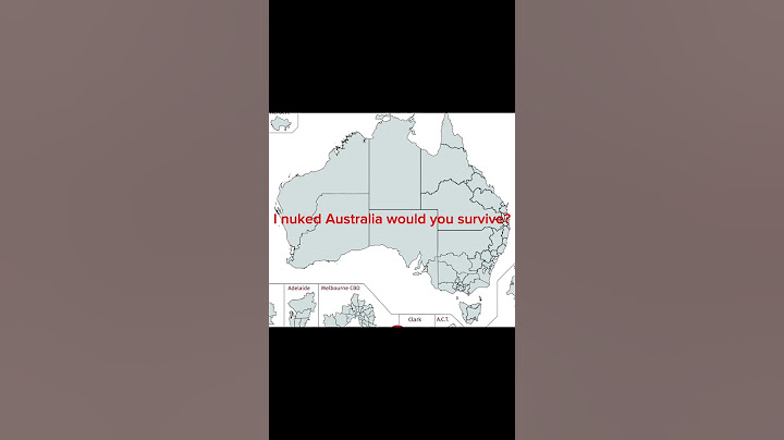 I nuked Australia would you survive? #shorts
