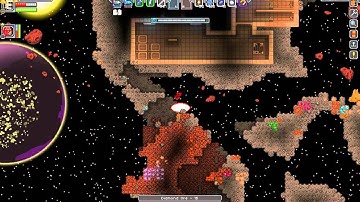 Starbound Beta Asteroid Field X Galaxy Thing