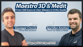 Maestro 3D & Medit: From i500 Scans to Clear Aligners in Ortho Studio