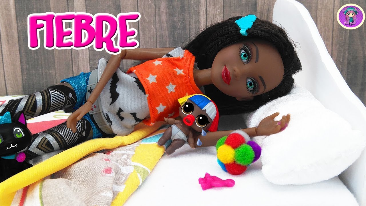 Rutina de mañana FAMILIA LOL Shapes La Bebé Lol Surprise tiene fiebre