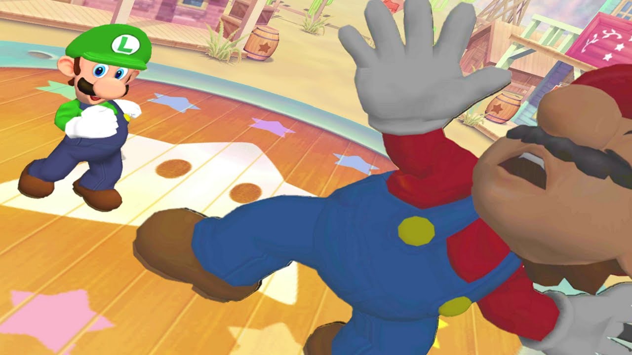 Mario Party Series - Luigi Wins by Destroying Mario