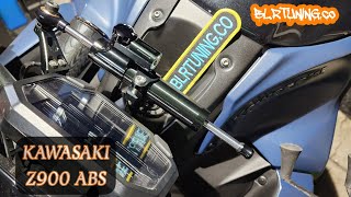 KAWASAKI Z900 STEERING STABILIZER INSTALL by BLR TUNING