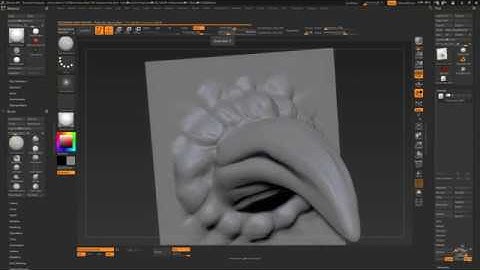 ZBrush Vector Displacement Horn Brush Creation.