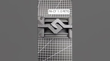Benchmarking our F3 PA-CF Pro against a PETG #3dprinting #filament #fiberthree