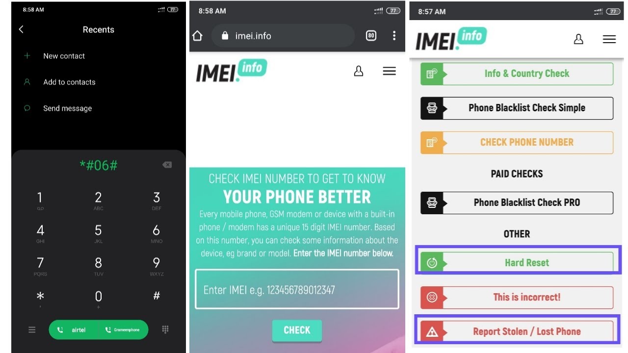 IMEI Track😥 Stolen😭 Phone Track IMEI IMEI Simple