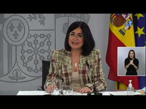 La ministra de Sanidad afirma que España está en una curva descendente de la incidencia de Covid-19