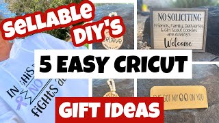 5 GENIUS Cricut HACKS and GIFT IDEAS that you can SELL, BLANKS that are PERFECT for CUSTOMIZING