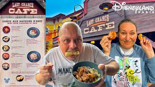 ON TESTE LA NOUVELLE CARTE ASIATIQUE AU RESTAURANT LAST CHANCE CAFE A DISNEYLAND PARIS