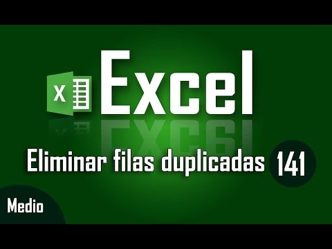 Como eliminar filas duplicadas en Excel - Capítulo 141