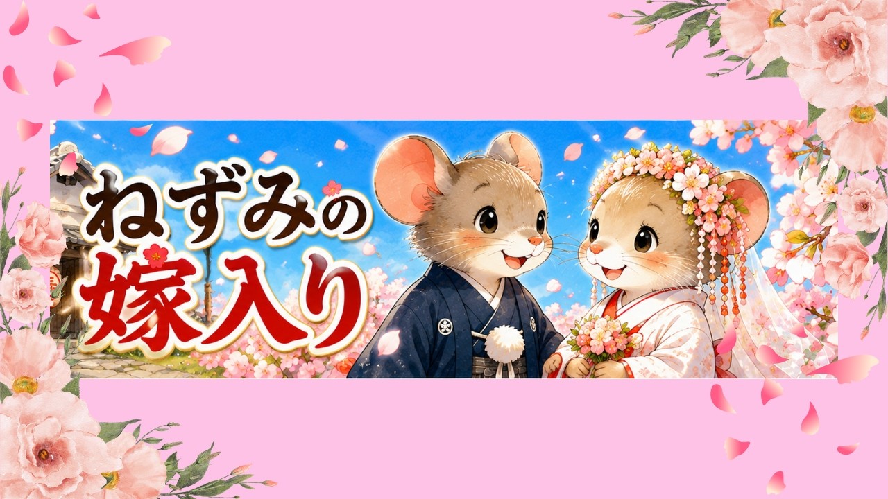 ねずみの嫁入り| 日本の昔話 - YouTube
